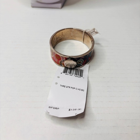 COACH Multicolor Three Quarter Poppy Bangle - Picture 6 of 10